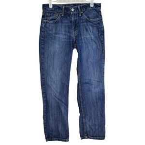 Levis 514 Jeans Mens 29x30 Blue Straight Leg Medium Wash Denim Pants Classic